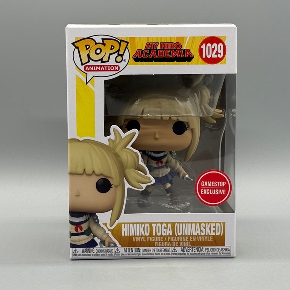 Funko Pop! #1029 Himiko Toga (Unmasked) Gamestop Exclusive w/ Protector Vaulted